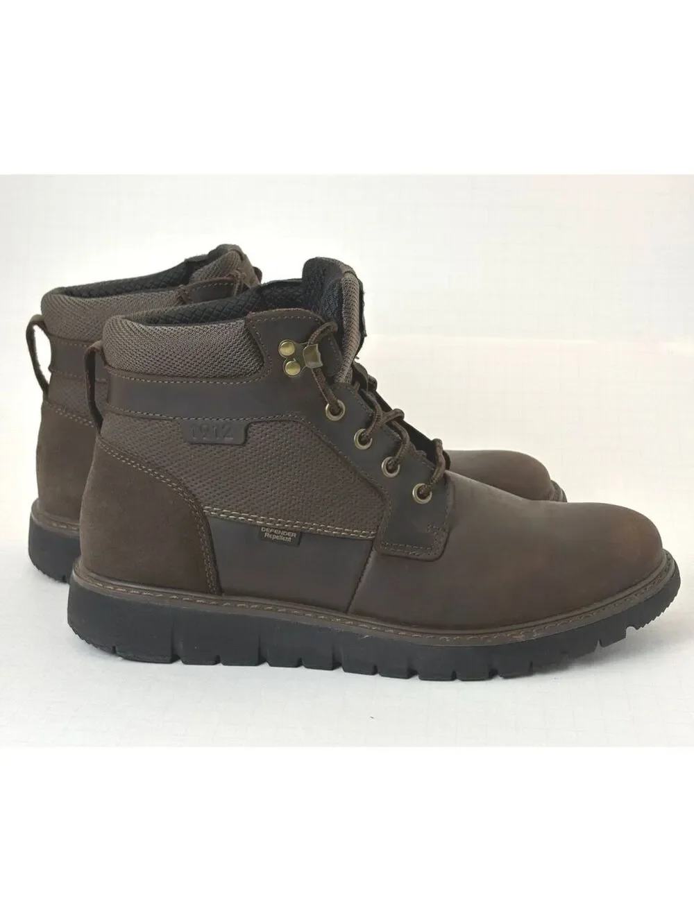 Nunn Bush Men's Brown Leather Boots Size 9.5 Chukka